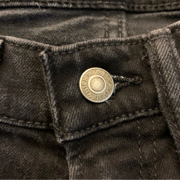 Abercrombie mens slim black jeans - Picture 3 of 9